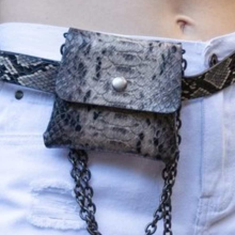 Genuine Leather Waist Bag